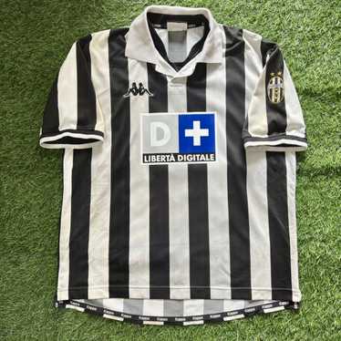ウェア Kappa JUVENTUS L/S Uniform #21 ZIDANE JUVENTUS JERSEY KAPPA Zidane 21 Vintage Soccer Football 98