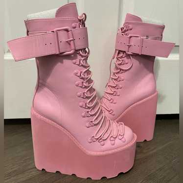 TRAITOR BOOTS - HOT PINK FUR 新品未使用 TRAITOR BOOTS - HOT PINK FUR 新品未使用