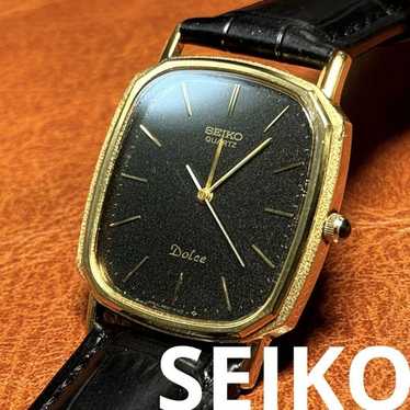 A211 希少 稼動品 SEIKO DOLCE 90年代ヴィンテージ A-16 希少 稼働品 SEIKO DOLCE スクエア型 90年代ヴィンテージ