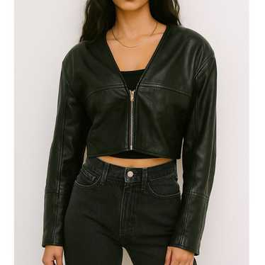 ジャケット・アウター Tranoi UNKNOWN BOLERO LEATHER 220J313 07-09-