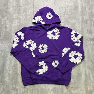 DENIM TEARS★フラワーパーカー フーディー Purple 送関込 DENIM TEARS☆フラワーパーカー フーディー Purple 送関込