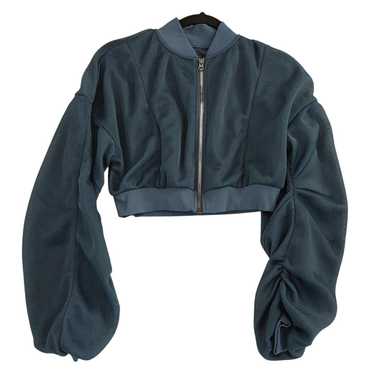 ジャケット [Alo Yoga] Cropped Air It Out Bomber Cropped G.O.A.T Jacket - Black | Alo Yoga