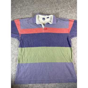 トップス 90s OLD GAP stripes rugby shirts Vintage GAP striped rugby shirt