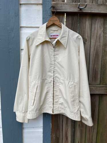50s McGREGOR DRIZZLER JACKET ビンテージ 50s McGREGOR SCOTTISH DRIZZLER JACKET LIGHT BROWN SIZE44
