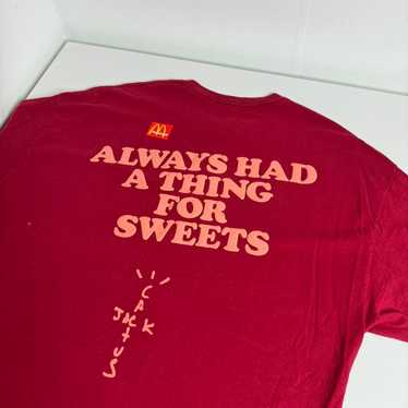 Tシャツ・カットソー Travis Scott x McDonald's Apple Pie T-shirt Travis Scott x McDonald's Apple Pie T-Shirt Red Men's - FW20