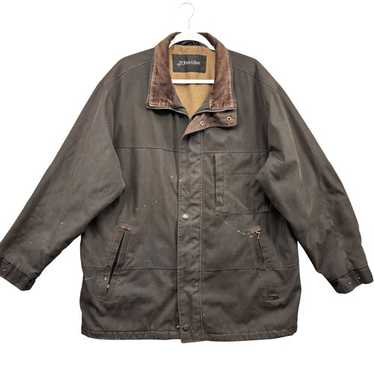 90s〜 st john's bay peach skin blouson ST JOHN'S BAY Swing Top Type Leather Blouson Men's Size L