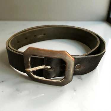 Rrl burlington leather belt - Gem