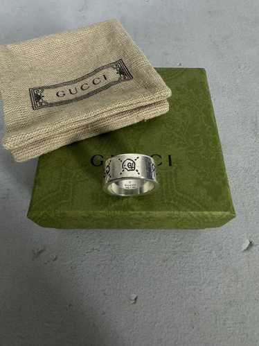 GUCCIメンズリング　10号程度 グッチ カラーストーンリング メンズ