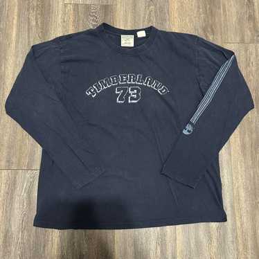 90s Timberland サーマル ロングTシャツ L ネイビー Vintage 90s timberland t-shirt - Gem