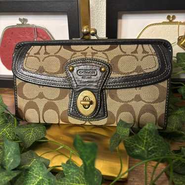 Coach legacy stripe kisslock - Gem