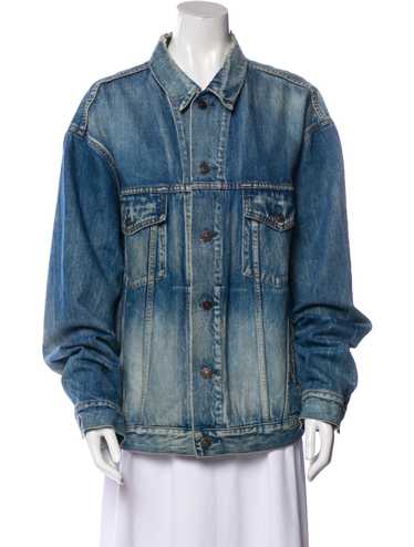 Balenciaga 2017 ジャンパー ネイビー Balenciaga 2017 Men's Navy Wobble Embroidered Bomber Jacket