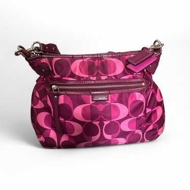 バッグ Coach Signature daisy bag 2way pink Coach daisy signature pink - Gem