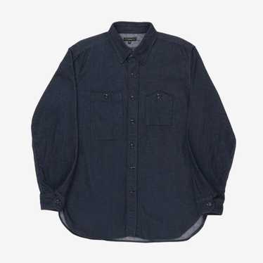 EngineeredGarments Camp shirt ネイビードット　XL Engineered Garments Camp Shirt Navy | END. (US)
