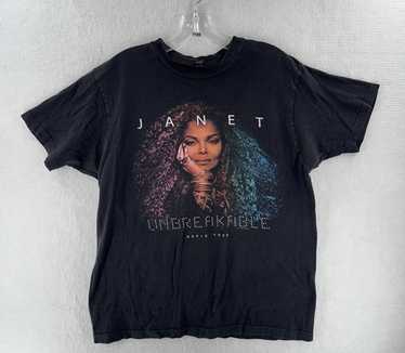 2015 JANET JACKSON UNBREAKABLE ツアー Tシャツ Janet Jackson 2015 Unbreakable World Tour T Shirt XL