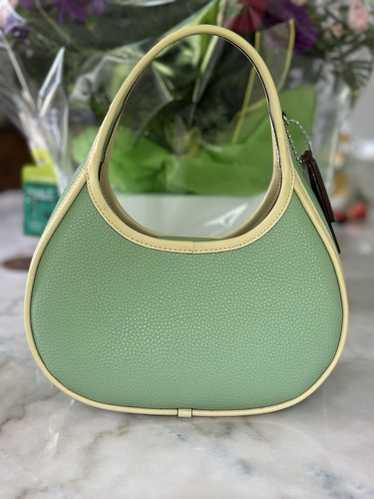 バッグ COACH Ergo Hobo Green Signature Embossed Coach ergo bag green - Gem
