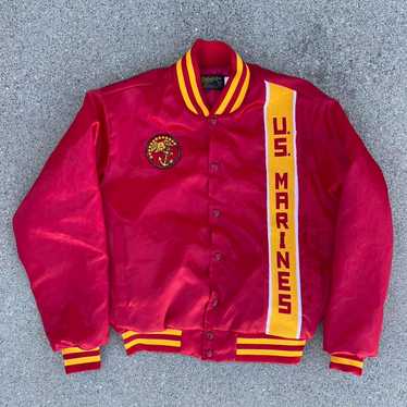 80's USA製 Swingster USMC MARINES スタジャン 80's USA製 Swingster USMC MARINES スタジャン - メルカリ