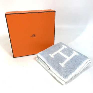 HERMES Hロゴ タオル ベージュ ホワイト HERMES Hロゴ タオル ベージュ ホワイト HERMES Hロゴ タオル