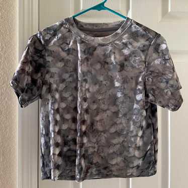ANN DEMEULEMEESTER グレー Vネック Tシャツ XS ANN DEMEULEMEESTER Tシャツ・カットソー XS グレー 【古着】