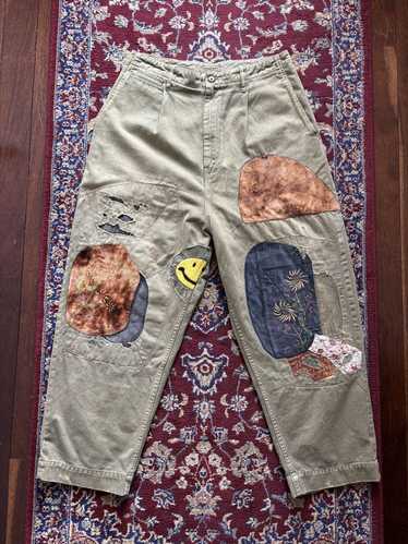 KAPITAL KOUNTRYタイダイ カツラギパンツ size 3 リバースフリース タイダイイージーパンツ | KAPITAL