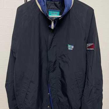 レトロ配色　LEYTON HOUSE カラーブロック長袖ジャケット レトロ配色 LEYTON HOUSE カラーブロック長袖ジャケット