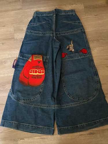 レア　JNCO jeans デニム　30✖️30 Vintage JNCO Jeans Made In US 30x30 Baggy Skater Jeans Pants
