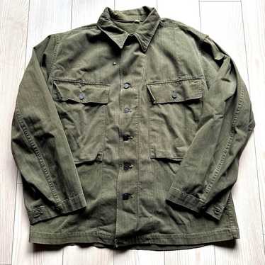 【special】40s usmc p44 ww2 hbt BIG SISE U.S. WWII USMC P44 HBT Fatigue Cap – International Military