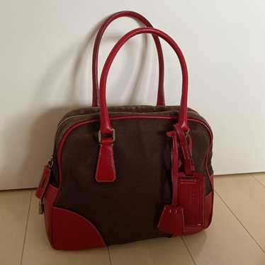Prada boston canvas leather - Gem
