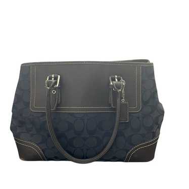 美品 1377 Vintage COACH ショルダーバッグ 4157 ネイビー Vintage coach handbag blue - Gem