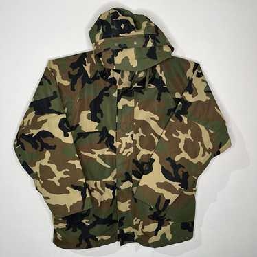 G.I. TYPE WET WEATHER PARKA ウッドランドカモ MED ORC Industries Wet Weather Parka, Woodland Camo - Venture
