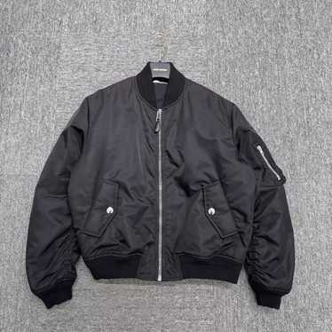 ジャケット Givenchy Black Wool Blend Bomber Jacket Givenchy Wool bomber jacket with ribbed cuffs | The Fashion