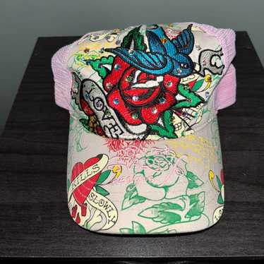 Pink ed hardy hat - Gem