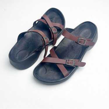 BIRKENSTOCK TATAMI ローヌ37 Tatami by Birkenstock Sandals Shoes US L 9 M 7 RED Leather