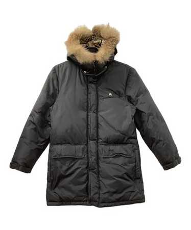 BURBERRY BLACK LABEL 毛皮ファーパーカー Used◇Burberry Black Label Fur Down Coat Men's Size M Black