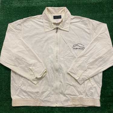y*i様 90s PORSCHE✖️VAN コラボ　ホワイトジャケット Porsche jacket mens - Gem