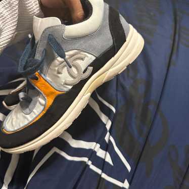 CHANEL★【大人気で嬉しい入手】ブルースウェードエスパ３８ Chanel Sneakers Size 39. 5 EU
