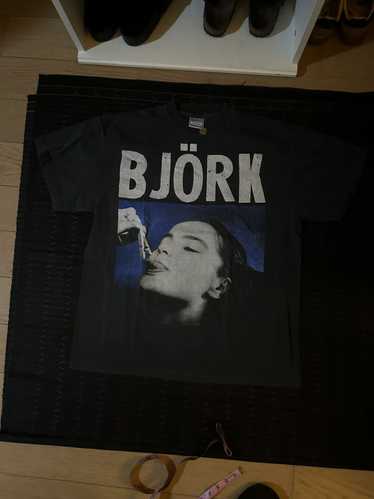 【HI FI FNK】Black Bjork Longsleeve Band tees bjork - Gem