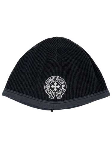 帽子 CHROME HEARTS horse hoe beanie black Chrome Hearts Horseshoe Embroidered Black Beanie - SRM