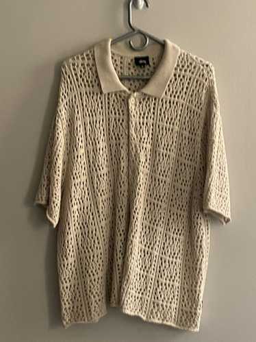 トップス Stussy crochet knit shirts Stussy CROCHET SHIRT knit | eBay