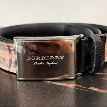 Burberry ベルト　メンズ　ブラック　38/95 Burberry TB Logo Reversible Belt | Saks Fifth Avenue