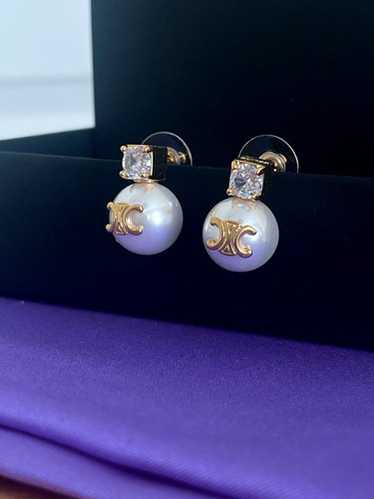 Celine earrings pearl - Gem