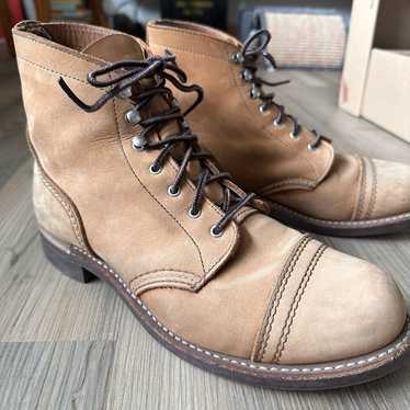 N*⌘様 RED WING IRON RANGE MANSON 8011 Red Wing 8011 Iron Range Manson US7.5D Brown Leather Boots