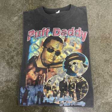トップス Vintage 90s Puff Daddy Rap Tee Vintage Puff Daddy 90s No Way Out Rap Tee Black 2XL – Black