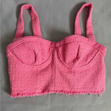 mistreass Nep Tweed Compact Bustier ピンク 新品♡ミストレアス♡Nep Tweed Compact Bustier - メルカリ