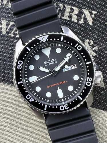 【SEIKO】SKX007 7S26-0020 純正ブレス リペア済　美品 Genuine Seiko Black Dial “Japan Made” Seiko SKX007 7S26-0020