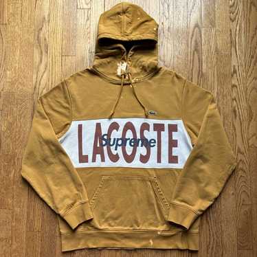 トップス Supreme LACOSTE Logo Panel Hooded Sweat Supreme LACOSTE Logo Panel Hooded Sweatshirt (FW19) - $158