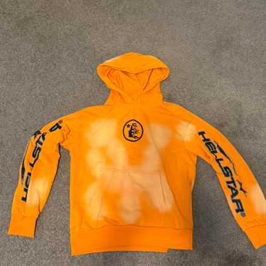 HELLSTAR hoodie Orange Mサイズ Hellstar Shine Orange Zip Up Hoodie Size Medium | eBay