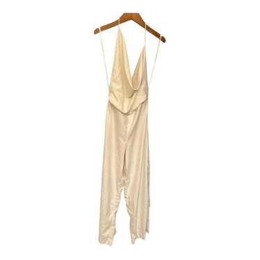 ZARA【NEW】HALTER NECK LINEN BLEND JUMPSUIT HALTER LINEN BELTED JUMPSUIT - Sand | ZARA Canada