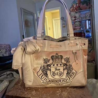 【JUICY COUTURE】GABRIELLE スカーフ ボーリング ハンドバッグ JUICY COUTURE(ジューシークチュール) バッグ・カバン