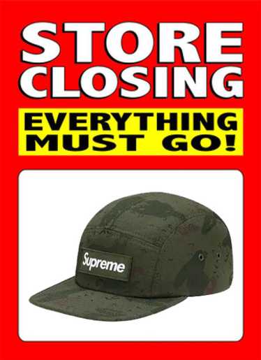 Supreme camo camp cap - Gem