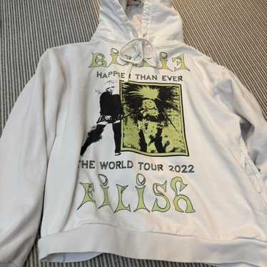 White billie eilish hoodie - Gem